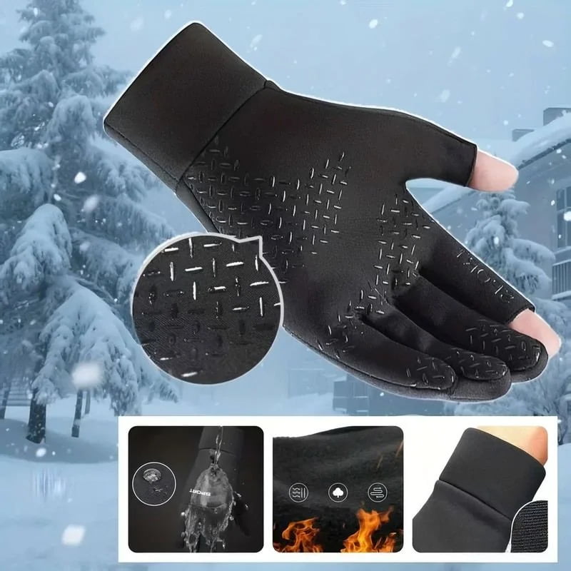 Winter Thermal Touch Screen Gloves for Men and Women, Anti-Slip Warm Gloves for Outdoor Sports - Image 3