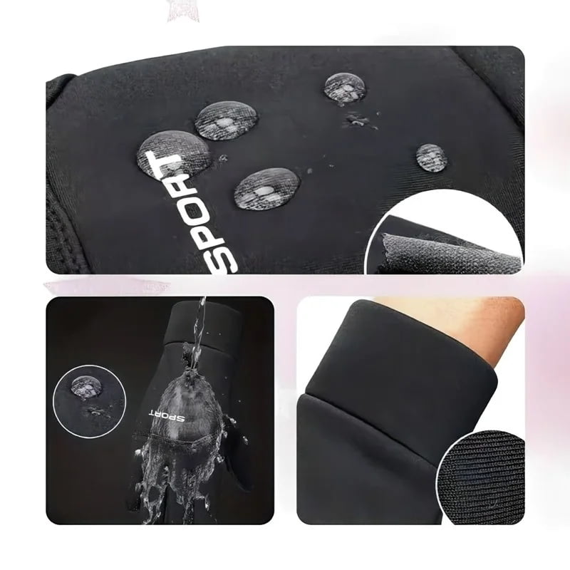 Winter Thermal Touch Screen Gloves for Men and Women, Anti-Slip Warm Gloves for Outdoor Sports - Image 2