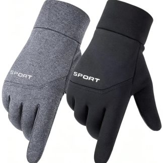 Winter Thermal Touch Screen Gloves for Men and Women, Anti-Slip Warm Gloves for Outdoor Sports