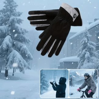 Women's Winter Thermal Gloves, Touchscreen Windproof Anti-Slip Fleece Lined for Ski Cycling